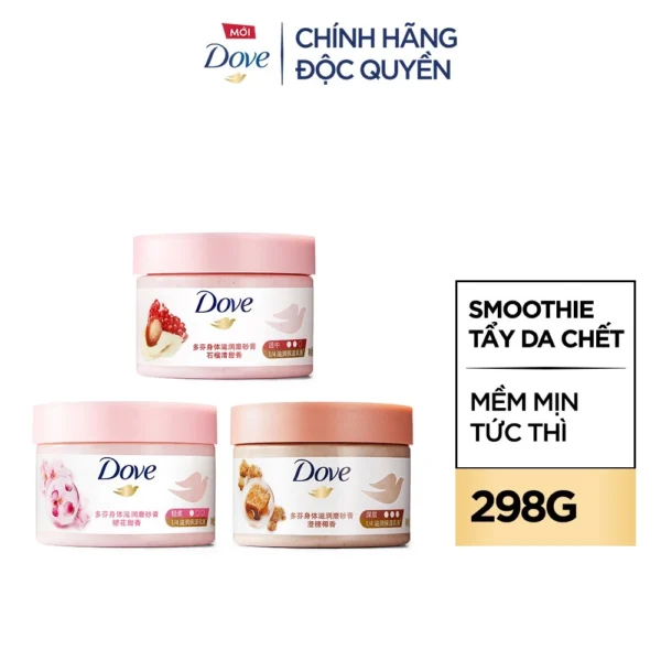 Smoothie Tẩy Tế Bào Chết Body Dove Chăm Da Sáng Mịn 298g
